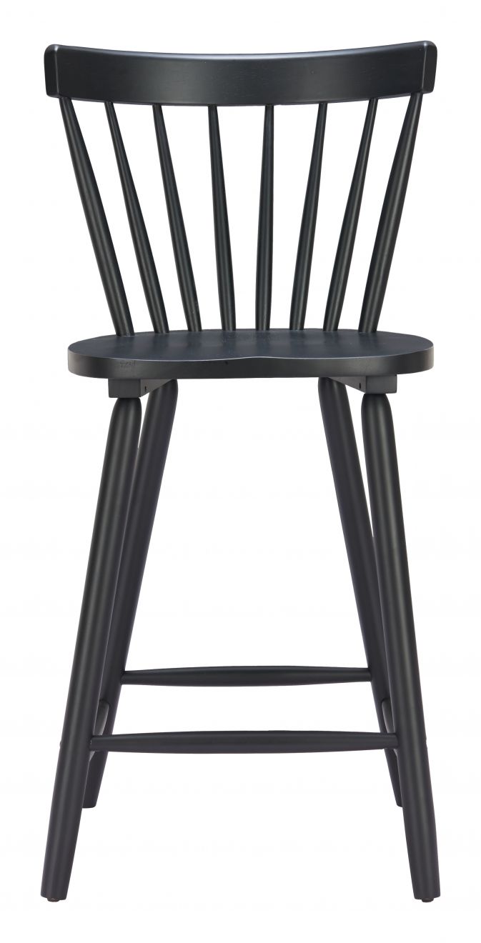 Zuo Modern Tyce Painted Wooden Counter Stool 2PC