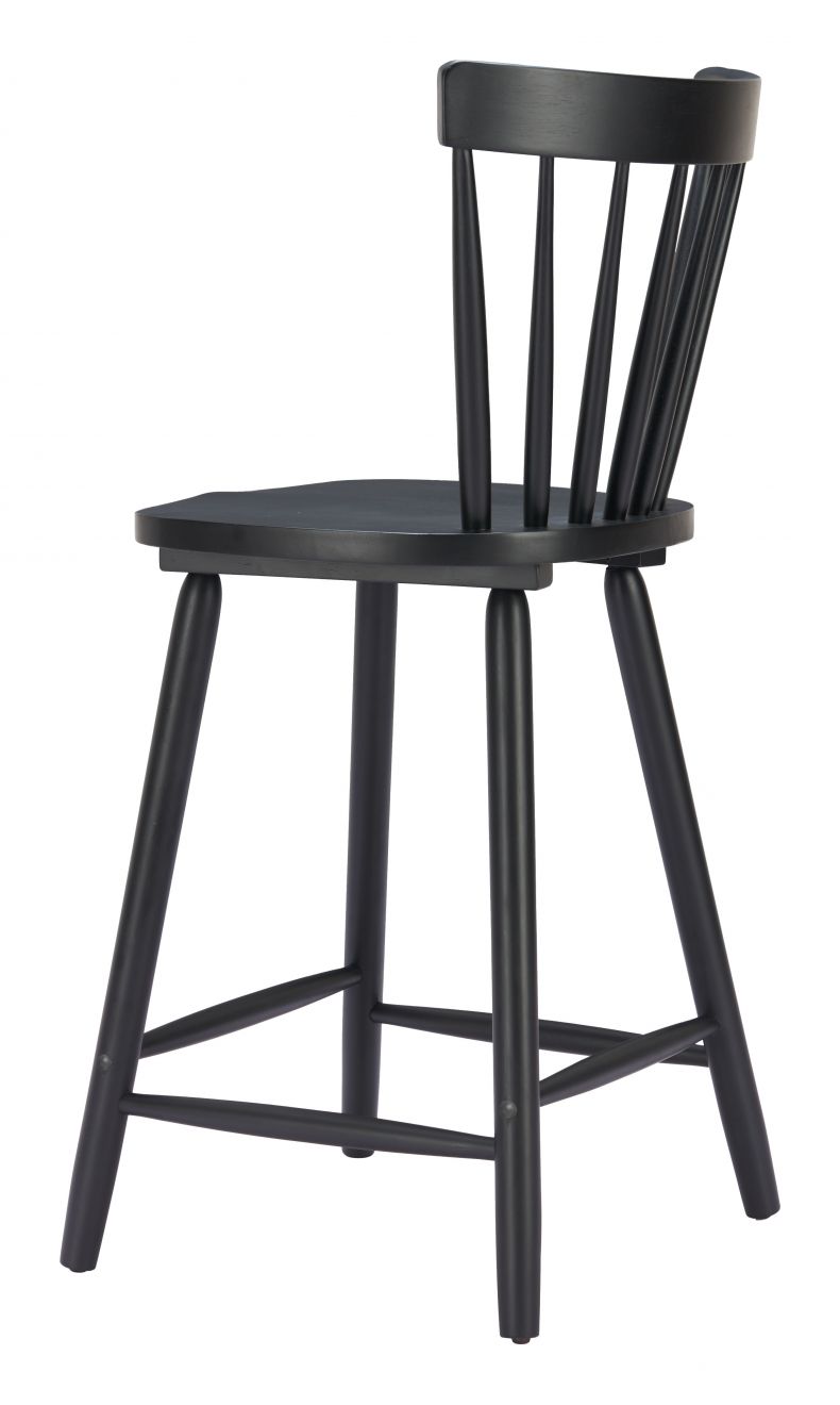 Zuo Modern Tyce Painted Wooden Counter Stool 2PC