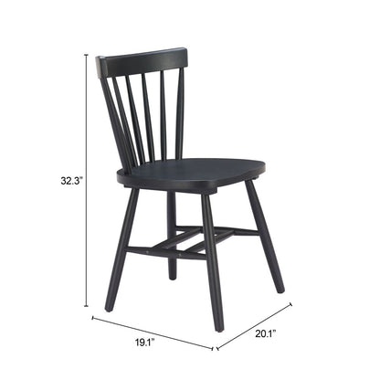 Zuo Modern Tyce Painted Wooden Dining Chair 2PC