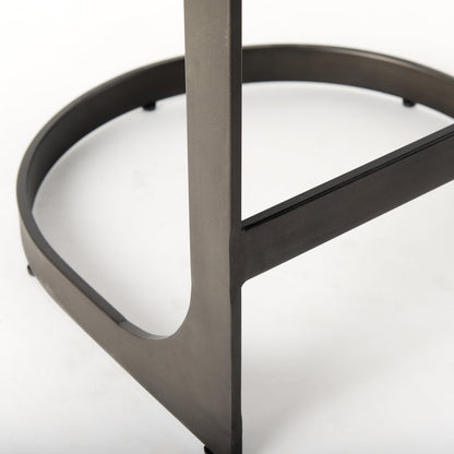Mercana Tyson Leather Backless Counter Stool