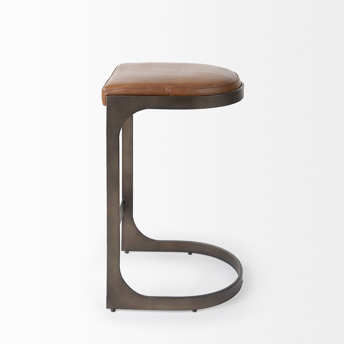 Mercana Tyson Leather Backless Counter Stool
