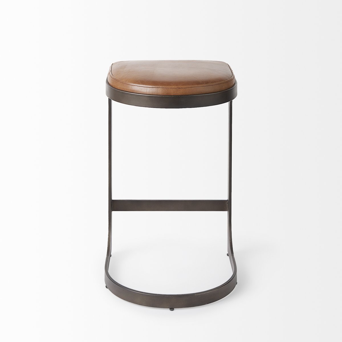 Mercana Tyson Leather Backless Counter Stool