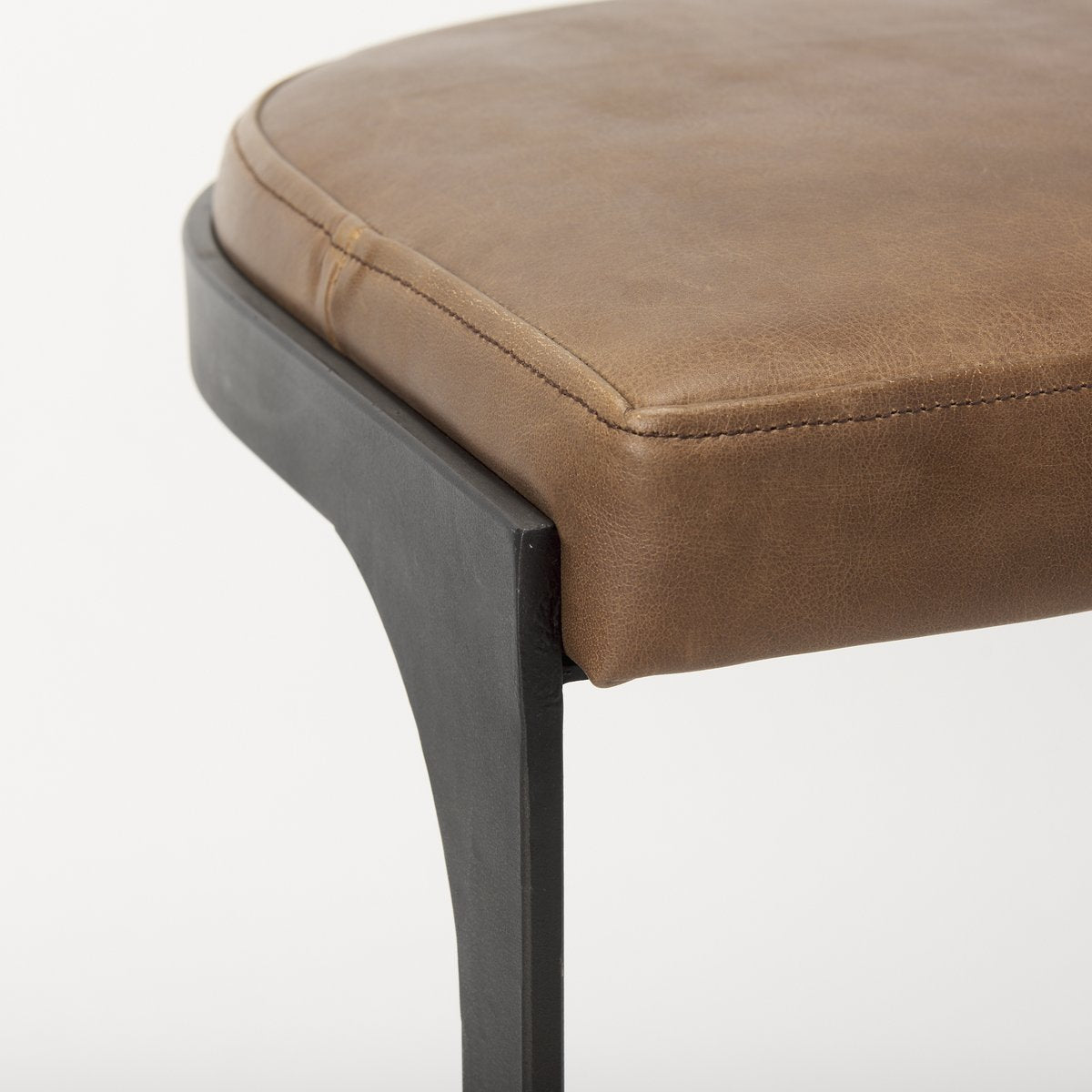 Mercana Tyson Leather Backless Counter Stool