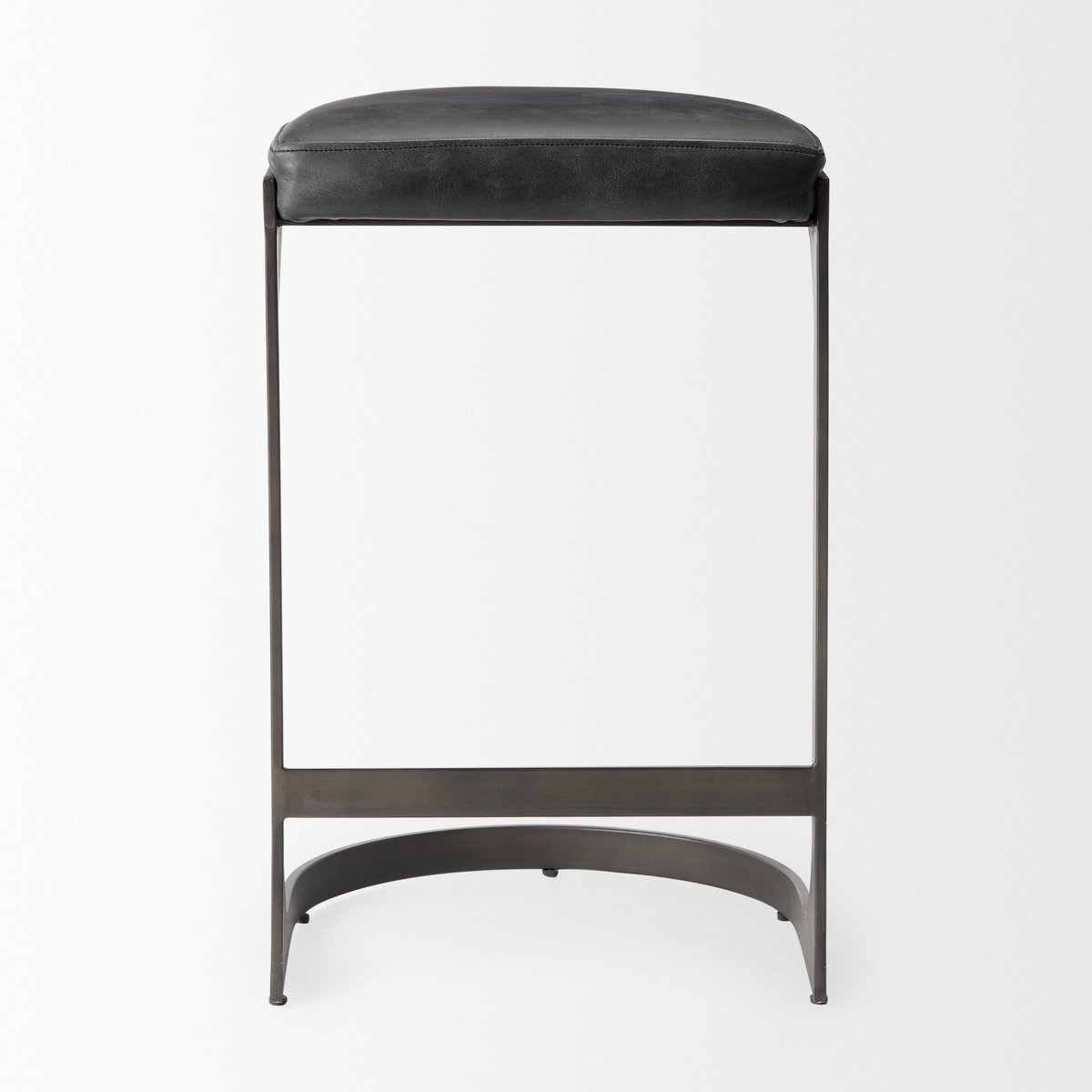 Mercana Tyson Leather Backless Counter Stool