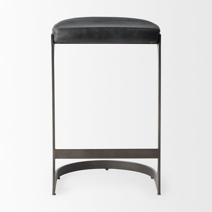 Mercana Tyson Leather Backless Counter Stool