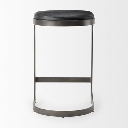 Mercana Tyson Leather Backless Counter Stool