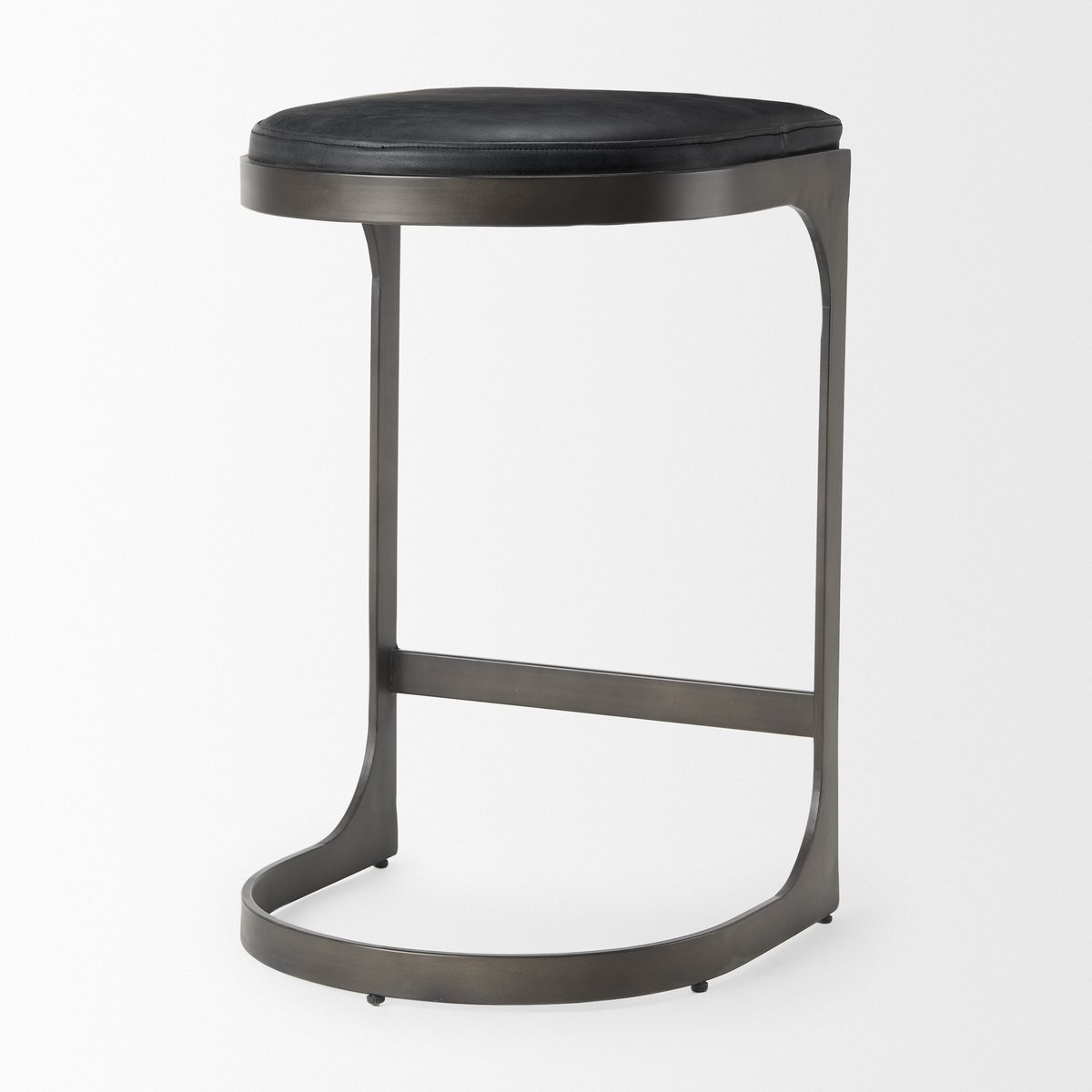 Mercana Tyson Leather Backless Counter Stool