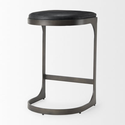 Mercana Tyson Leather Backless Counter Stool