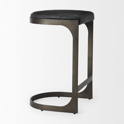 Mercana Tyson Leather Backless Counter Stool