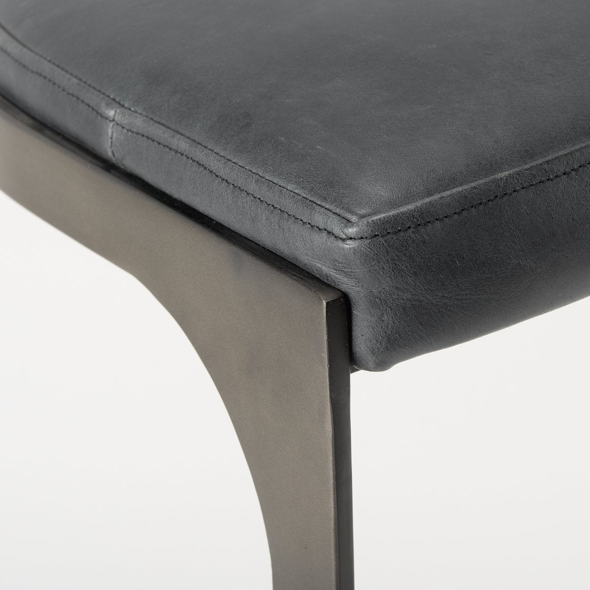 Mercana Tyson Leather Backless Counter Stool