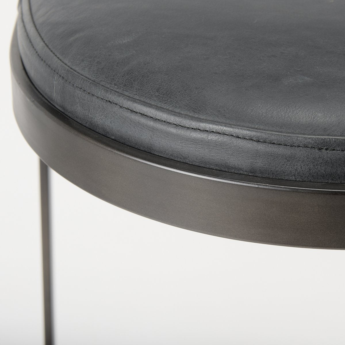 Mercana Tyson Leather Backless Counter Stool