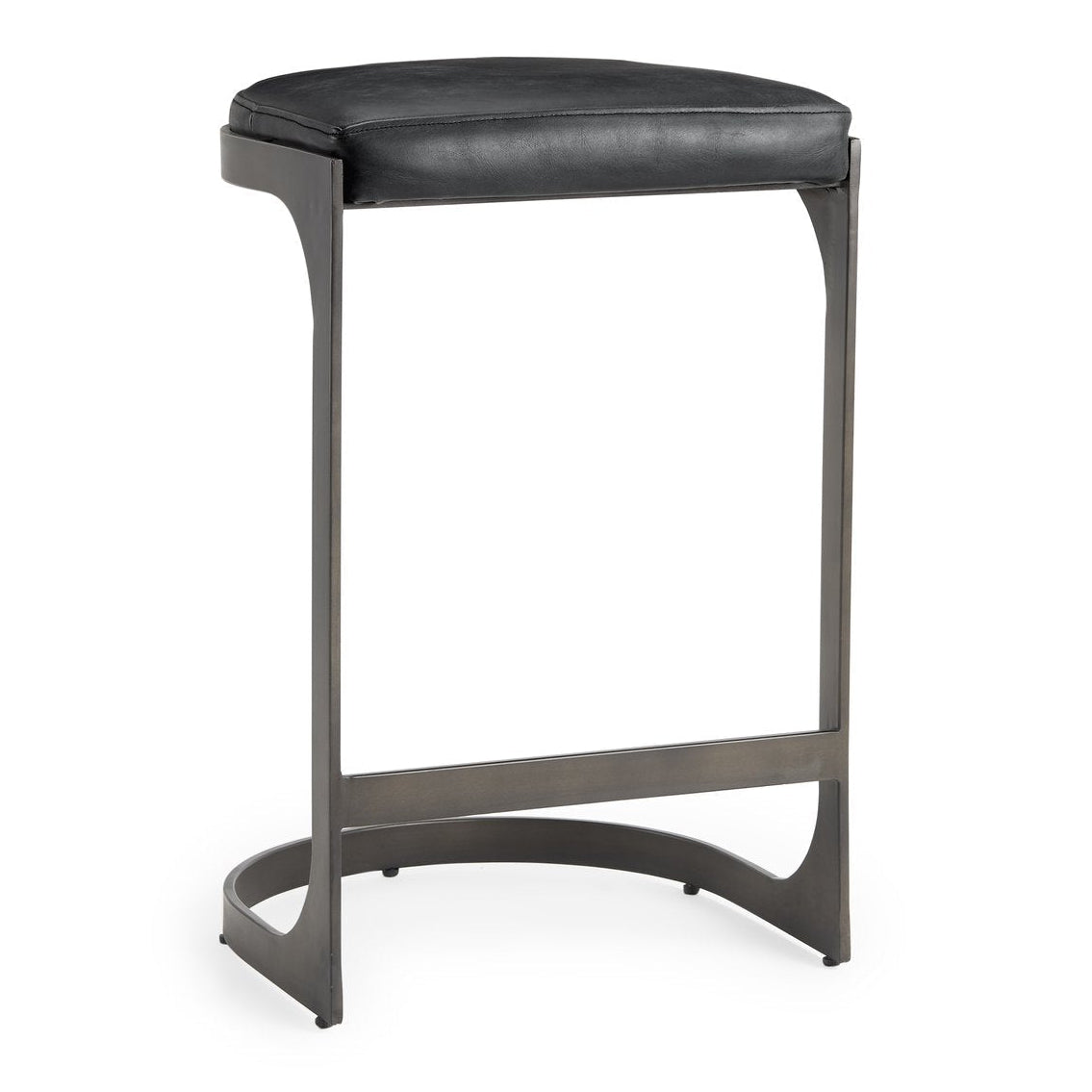 Mercana Tyson Leather Backless Counter Stool