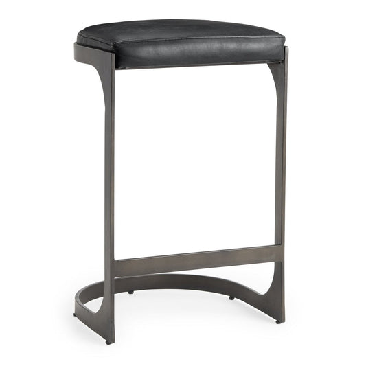 Mercana Tyson Leather Backless Counter Stool