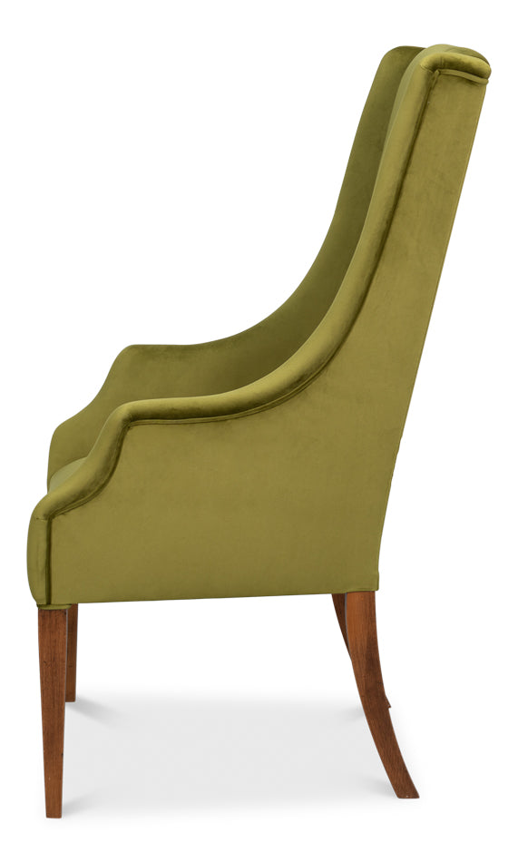 Sarreid Captains Performance Fabric Dining Chair