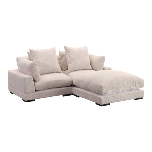 Tumble Nook Polyester Upholstered Cappuccino Modular Sectional