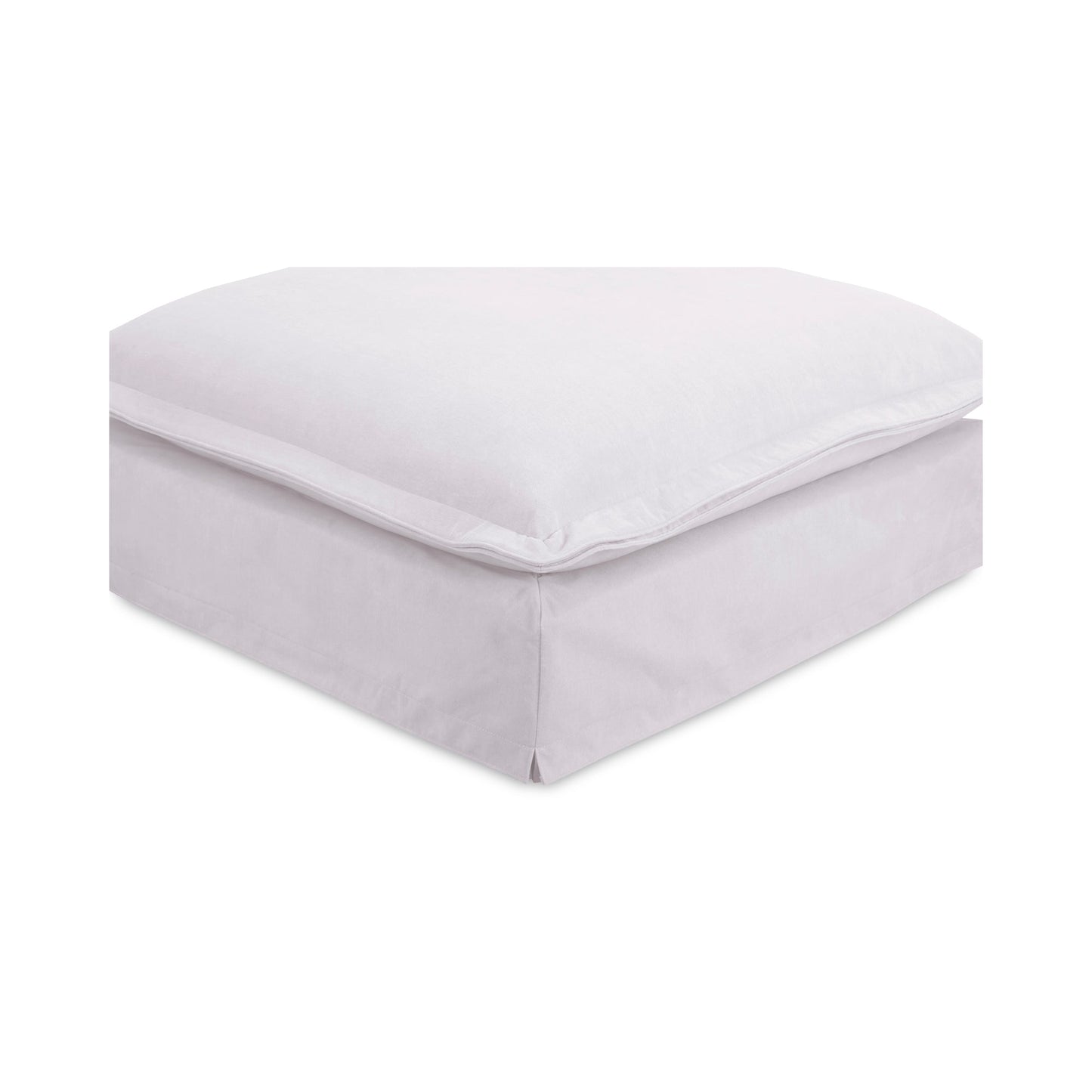 Olivia Polyester Upholstered Ottoman