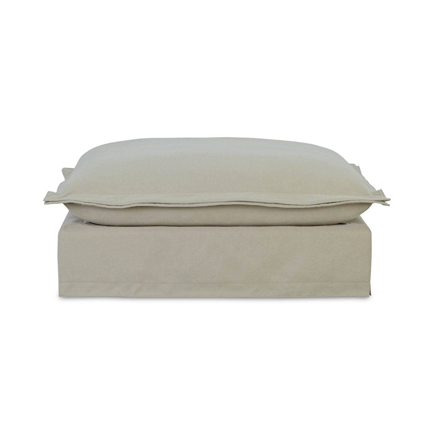 Olivia Polyester Upholstered Ottoman