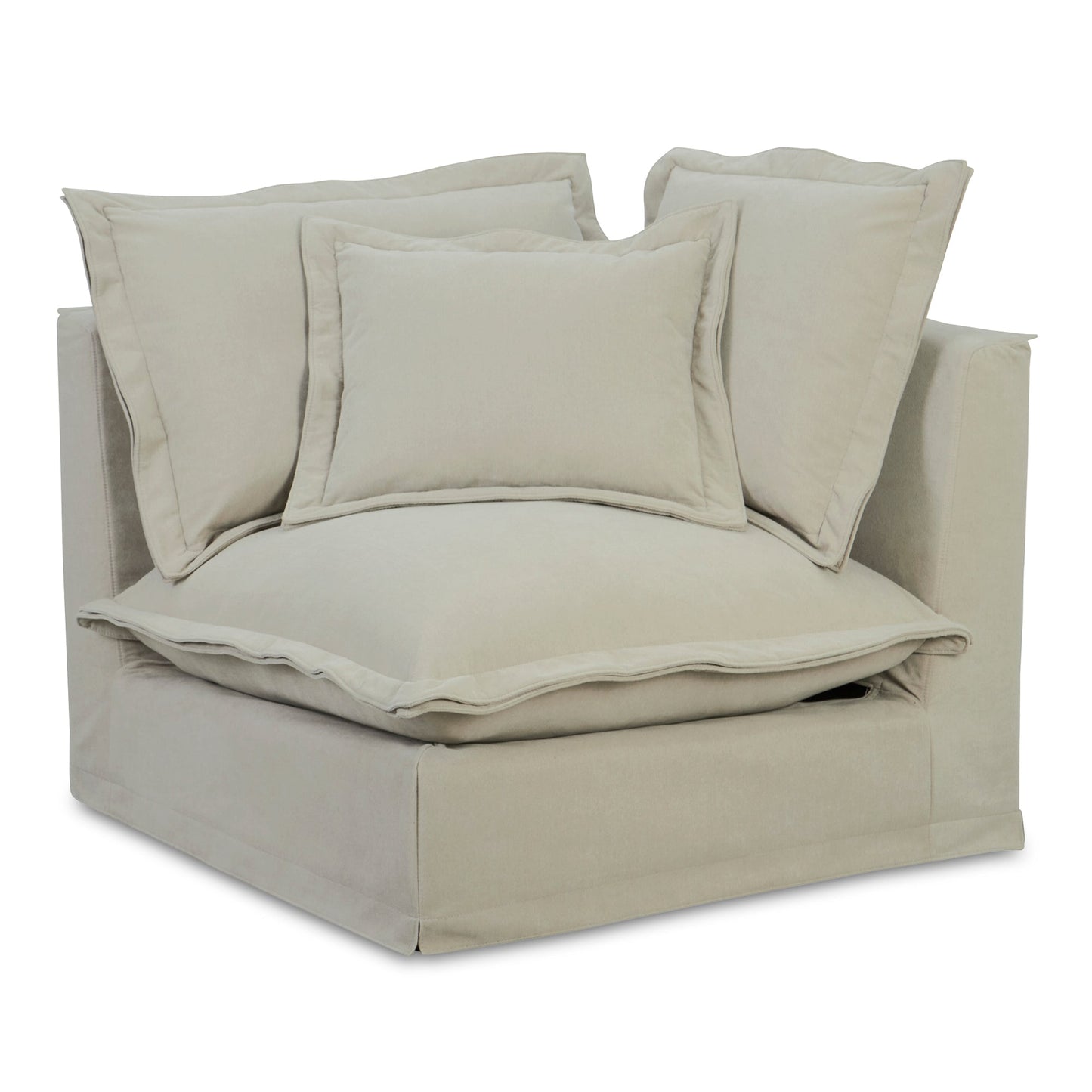 Olivia Polyester Upholstered Corner Chair