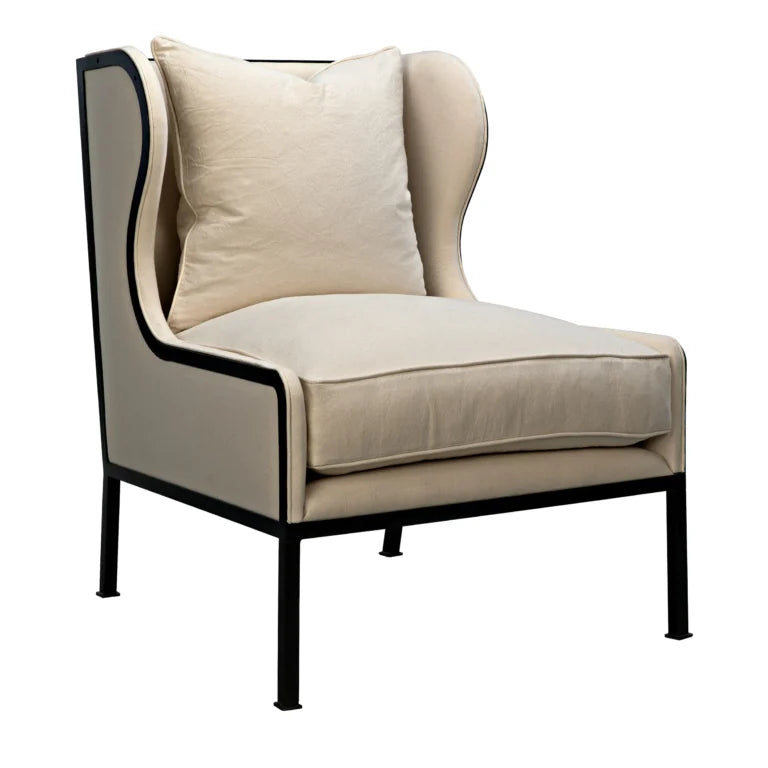 Allende Fabric Upholstered Armless Chair