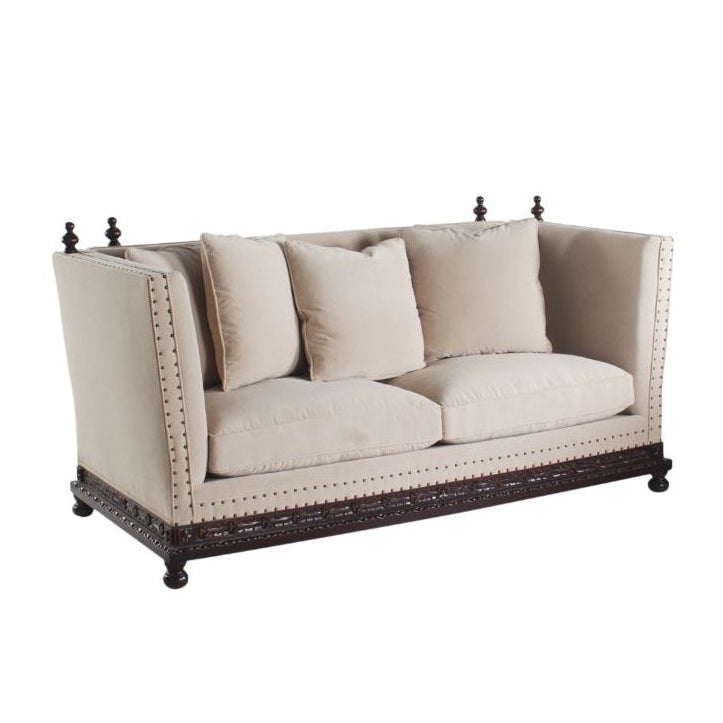 Peninsula Home Santa Fe Off-White Fabric Sofa