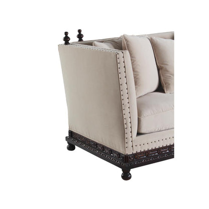 Peninsula Home Santa Fe Off-White Fabric Sofa