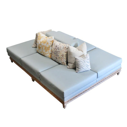 Peninsula Home Gemini Soft Faux Leather Double Sofa