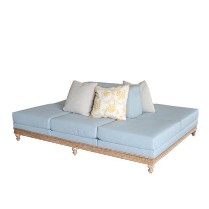 Peninsula Home Gemini Soft Faux Leather Double Sofa