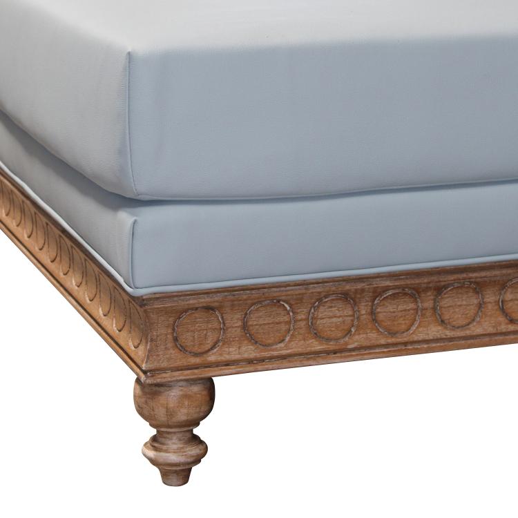 Peninsula Home Gemini Soft Faux Leather Double Sofa