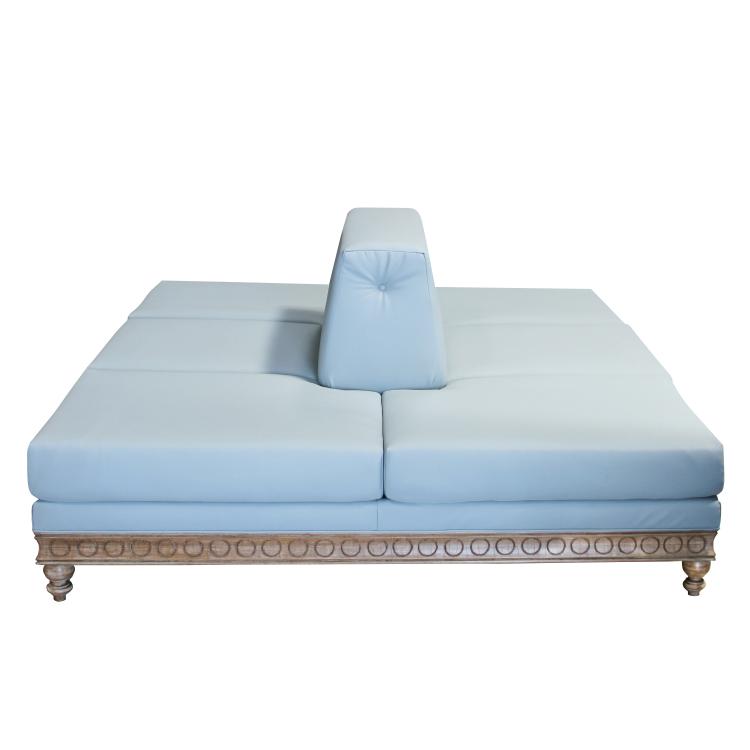 Peninsula Home Gemini Soft Faux Leather Double Sofa