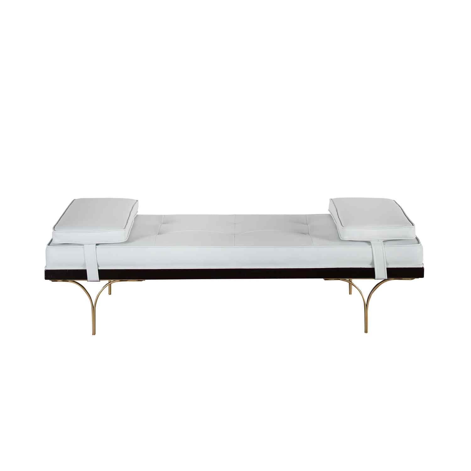 Peninsula Home Sigmund Soft Faux Leather Chaise