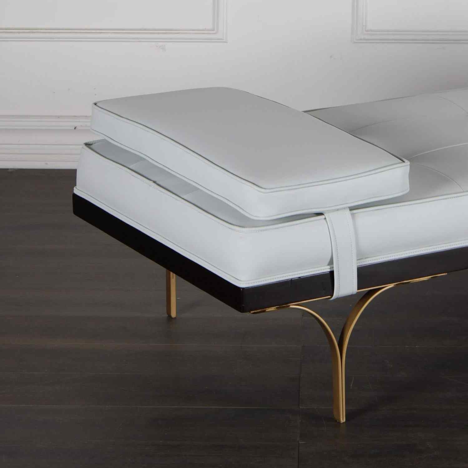 Peninsula Home Sigmund Soft Faux Leather Chaise