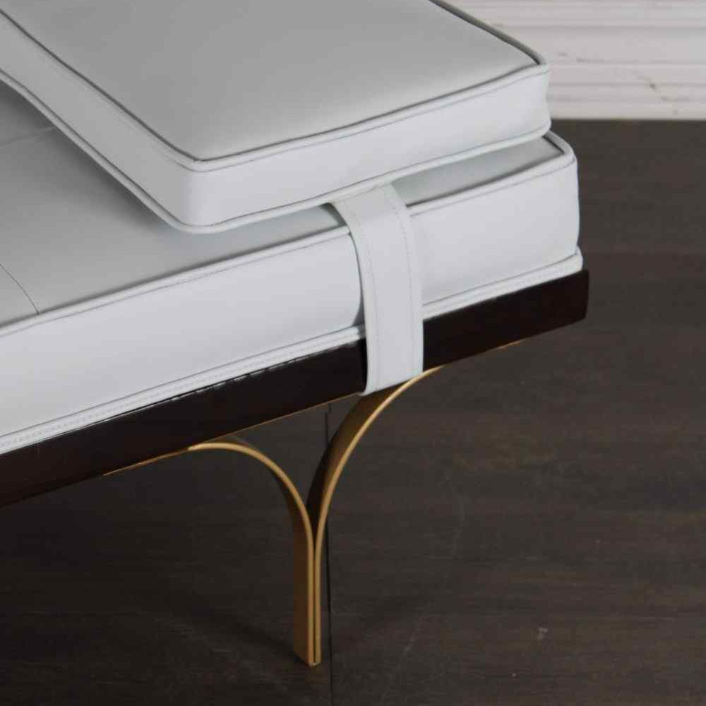 Peninsula Home Sigmund Soft Faux Leather Chaise