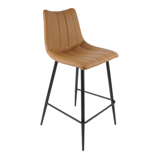 Moe's Home Alibi Vegan Leather Counter Stool 2PC