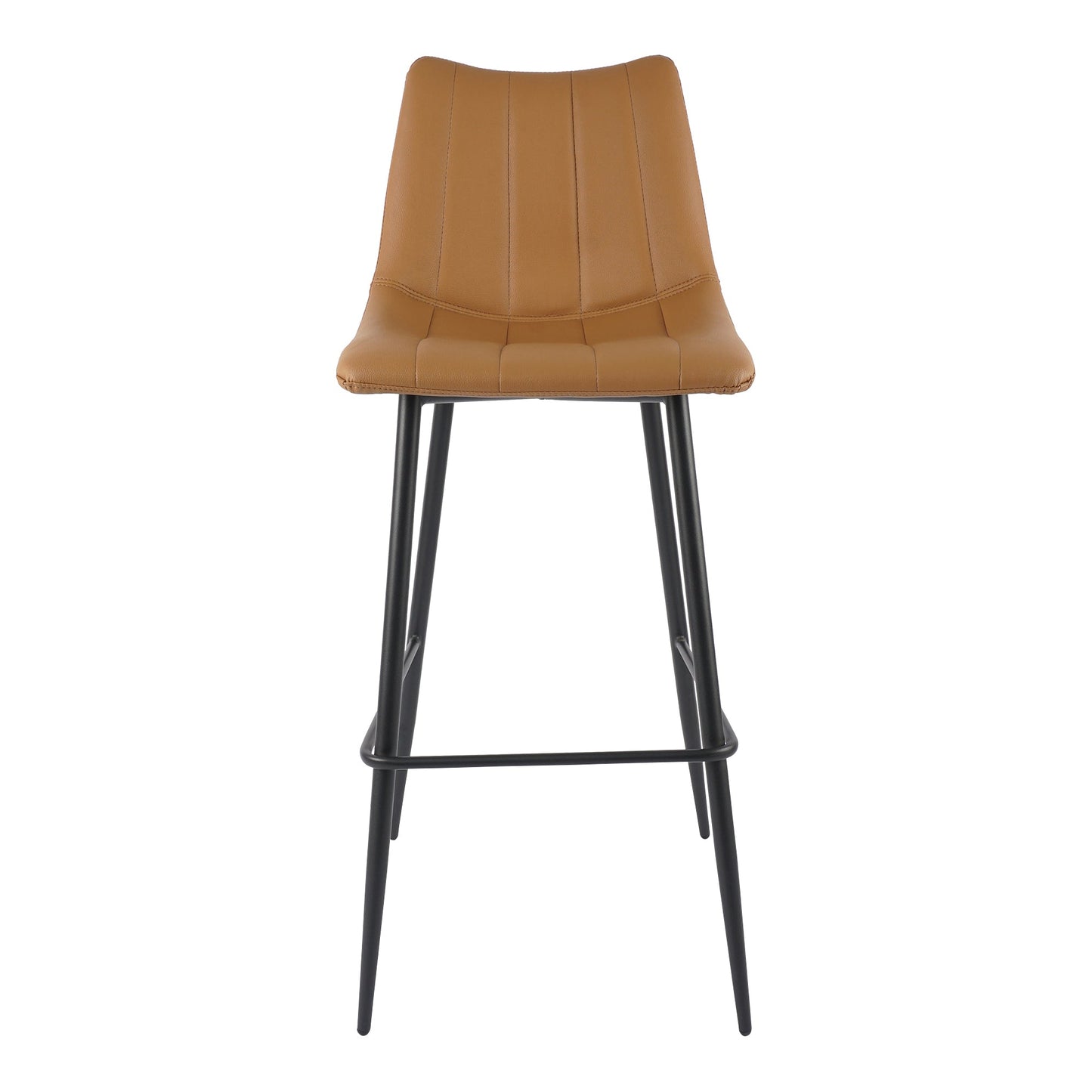 Moe's Home Alibi Vegan Leather Barstool 2PC