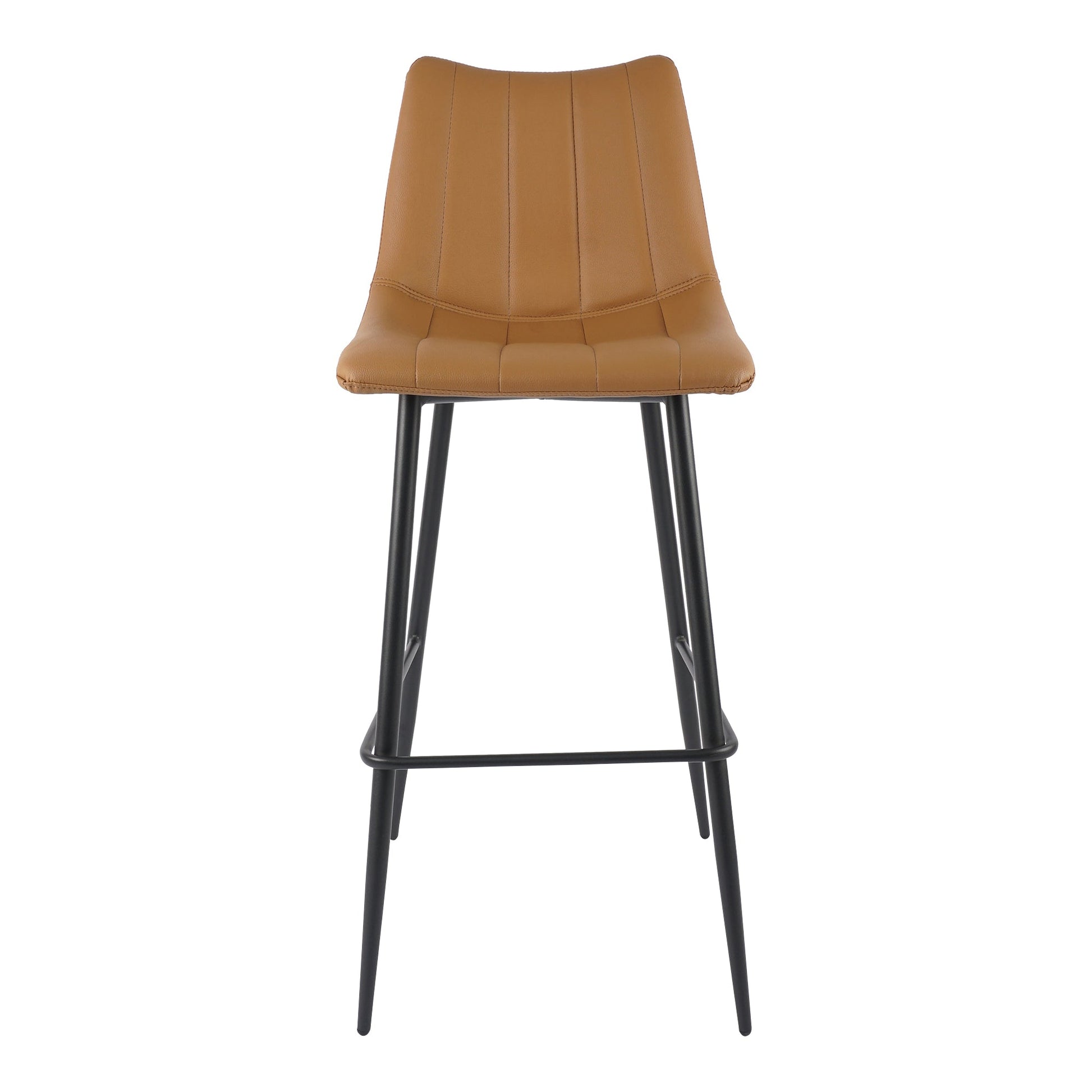 Moe's Home Alibi Vegan Leather Barstool 2PC