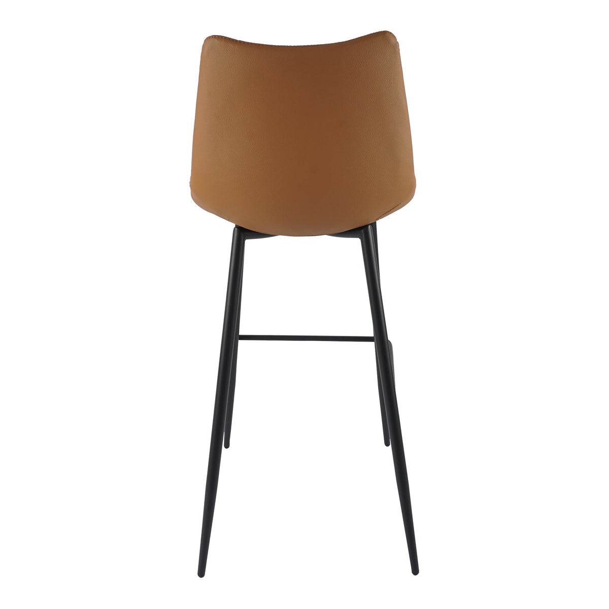 Moe's Home Alibi Vegan Leather Barstool 2PC