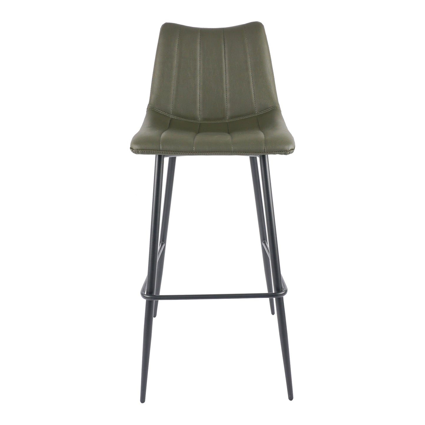 Moe's Home Alibi Vegan Leather Barstool 2PC