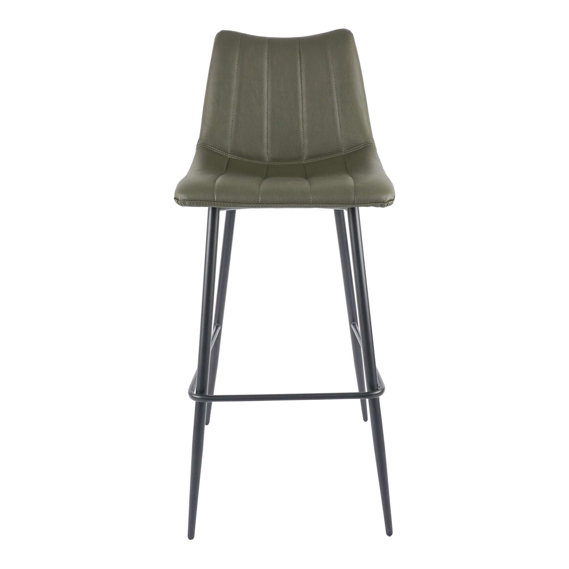 Moe's Home Alibi Vegan Leather Barstool 2PC