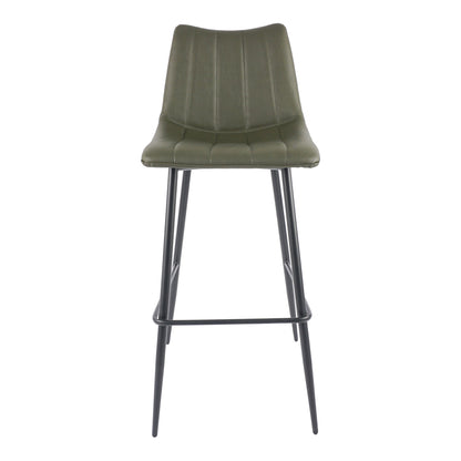 Moe's Home Alibi Vegan Leather Barstool 2PC