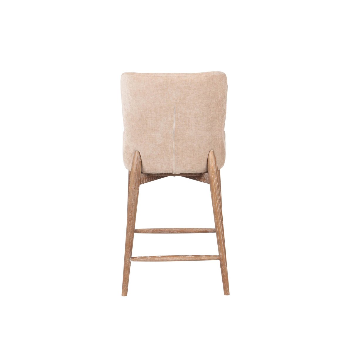 LH Home Uffizi Champagne Chenille Fabric Barstool