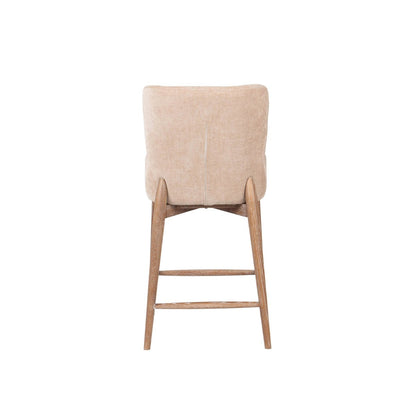 LH Home Uffizi Champagne Chenille Fabric Barstool