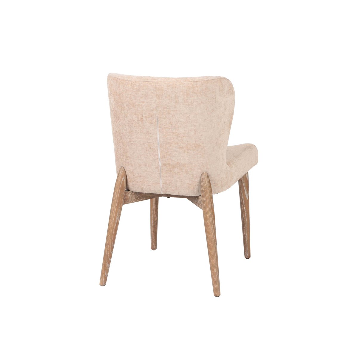 LH Home Uffizi Champagne Chenille Fabric Dining Chair (Set of 2)