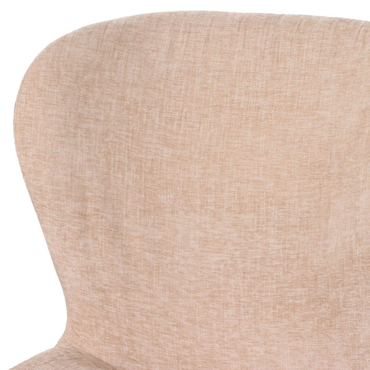 LH Home Uffizi Champagne Chenille Fabric Dining Chair (Set of 2)