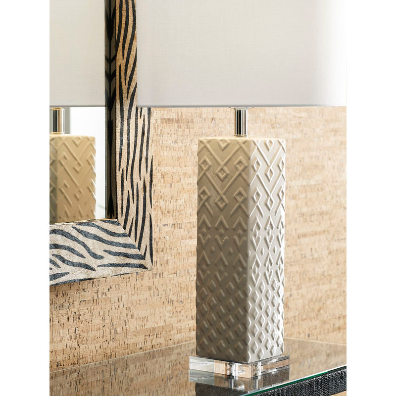 Wildwood Ujamaa White Table Lamp