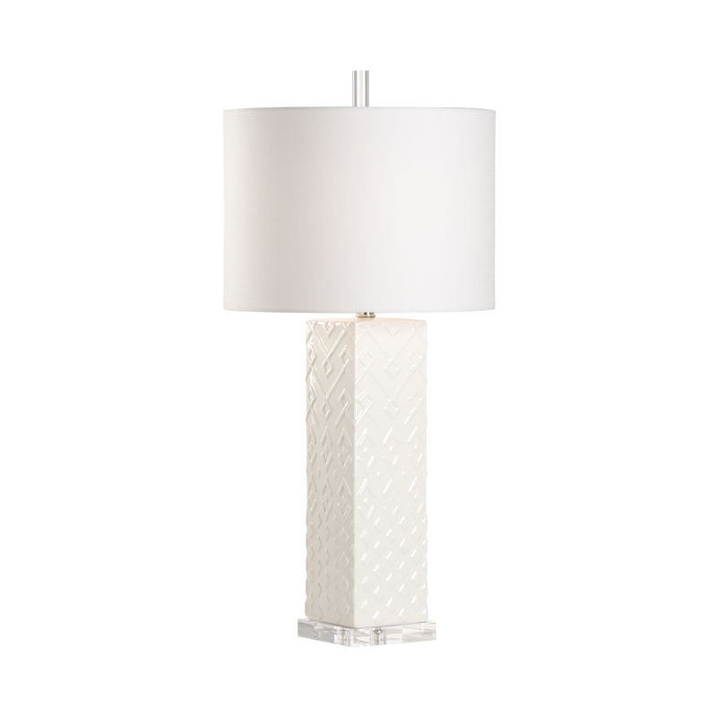 Wildwood Ujamaa White Table Lamp