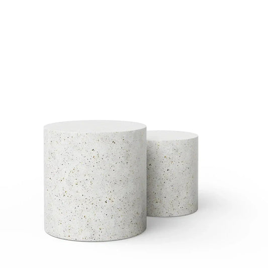 Urbia Una Aesthetic Concrete Outdoor Pedestal 2PC