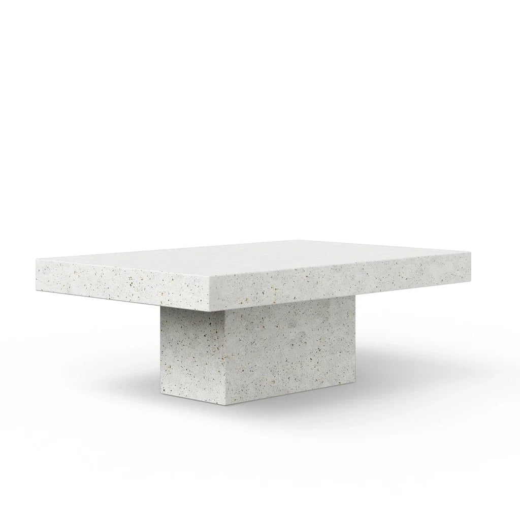Urbia Una Minimalist Ivory Outdoor Coffee Table