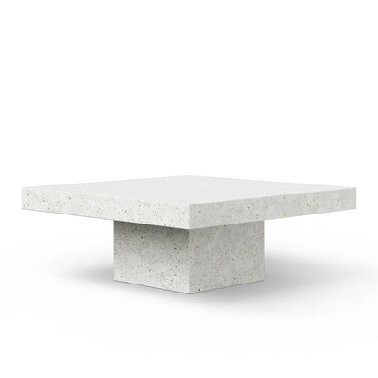 Urbia Una Minimalist Ivory Outdoor Coffee Table