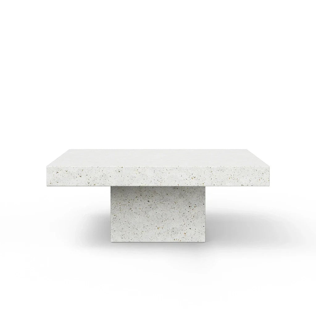Urbia Una Minimalist Ivory Outdoor Coffee Table
