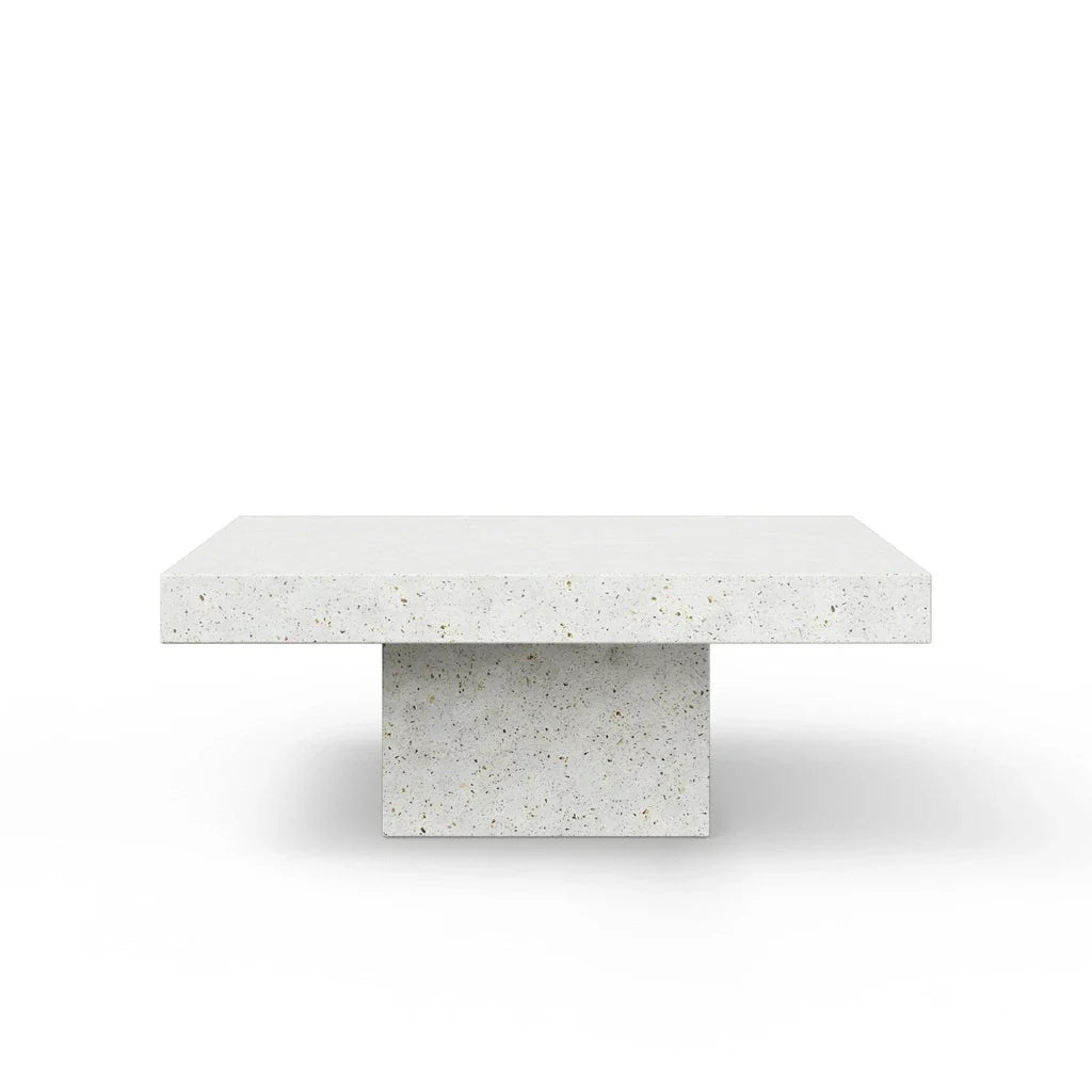 Urbia Una Minimalist Ivory Outdoor Coffee Table